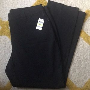 Slim Leg Curvy Fit Black Pants